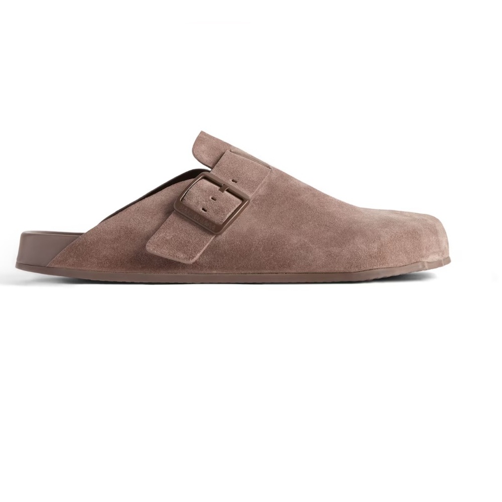Balenciaga Brown Suede Loafers